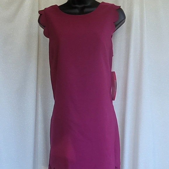 NWT Scalloped Hem Shift Dress by Betsey Johnson, Size 10 - Picture 5 of 16